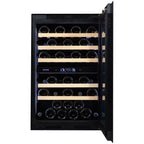 Dunavox Horizon DVH-44.120DSS.TO 44 bottle integrated wine fridge – Stainless steel