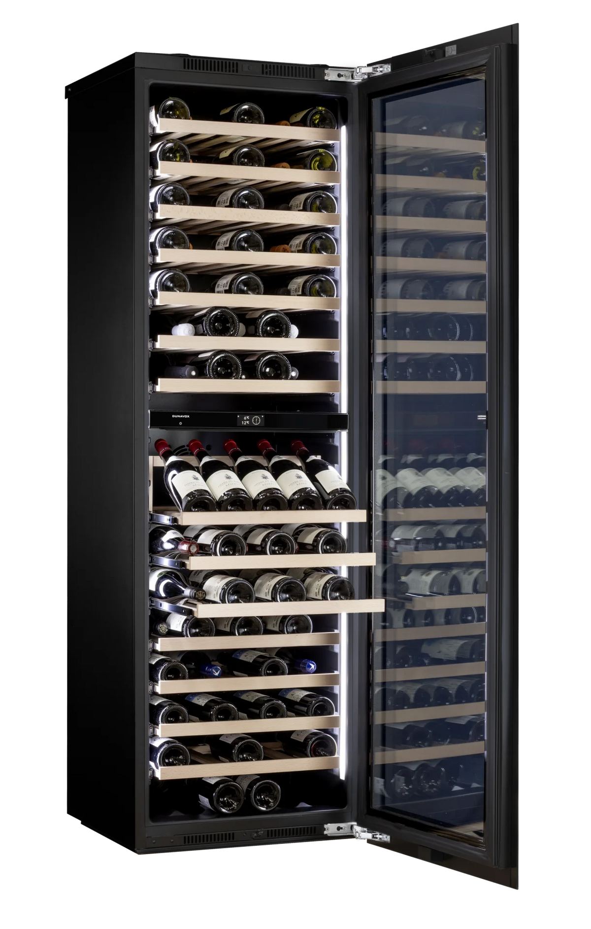Dunavox Noble DVN-109.291DOP.TO 109 bottle integrated wine fridge – Overlay Panel