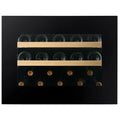 Dunavox Noble DVN-19.50B.TO 19 bottle integrated wine fridge – Black glass