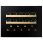 Dunavox Noble DVN-19.50B.TO 19 bottle integrated wine fridge – Black glass