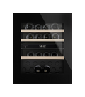 Dunavox Noble DVN-25.65DB.TO 25 bottle integrated wine fridge – Black glass