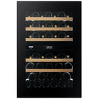 Dunavox Noble DVN-44.120DB.TO 44 bottle integrated wine fridge – Black glass