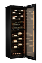 Dunavox Noble DVN-72.291DB.TO 72 bottle integrated wine fridge – Black glass