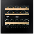 Dunavox Prime DVP-25.65DB 25 bottle integrated wine fridge – Black glass