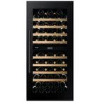 Dunavox Prime DVP-70.185DB 70 bottle integrated wine fridge – Black glass