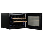 Dunavox Spirit DVS-19.50B 19 bottle integrated wine fridge – Black
