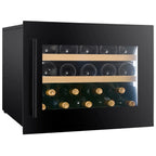 Dunavox Spirit DVS-19.50B 19 bottle integrated wine fridge – Black