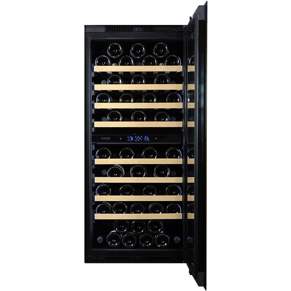 Dunavox Spirit DVS-70.185DB 70 bottle integrated wine fridge – Black