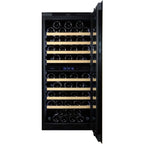 Dunavox Spirit DVS-70.185DB 70 bottle integrated wine fridge – Black