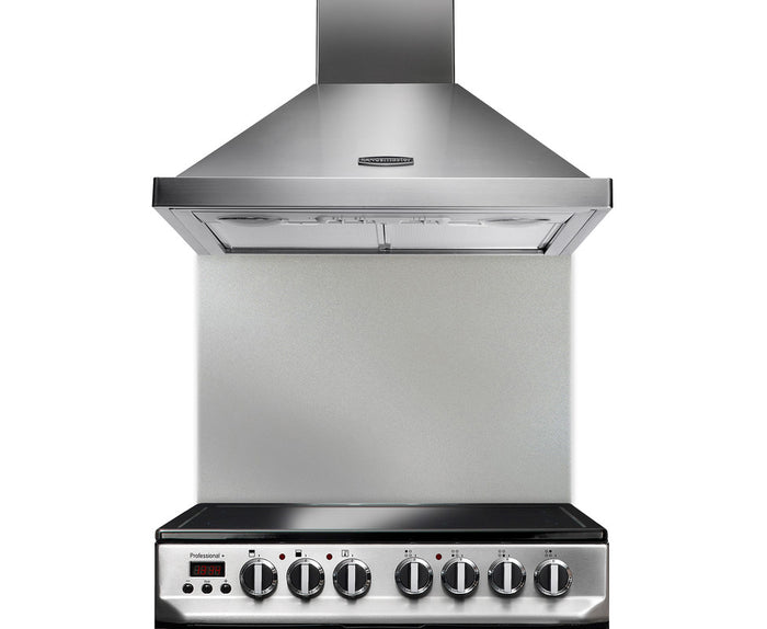 Rangemaster 60 Splashback Stainless Steel front view
