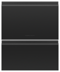 Fisher & Paykel ADDD60DZB Door panels for Integrated Double DishDrawer™ Dishwasher, 60cm