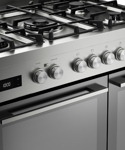 Fisher & Paykel OR90L7DBGFX2 90cm Series 7 Contemporary Dual Fuel 5 Burner Freestanding Cooker