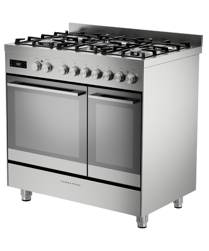 Fisher & Paykel OR90L7DBGFX2 90cm Series 7 Contemporary Dual Fuel 5 Burner Freestanding Cooker