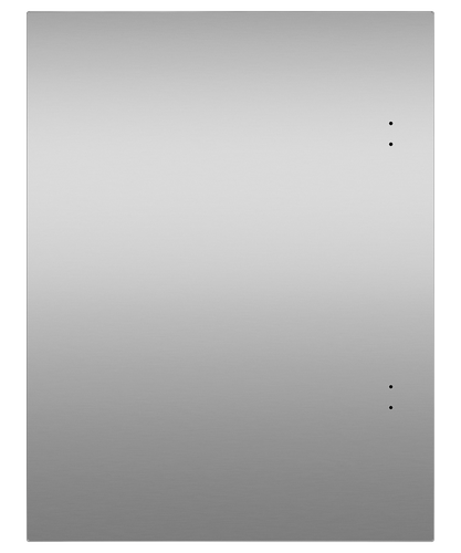 Fisher & Paykel RD6009L Solid Stainless Left-Hinge Door Panel for Integrated Undercounter Wine & Beverage, 60cm