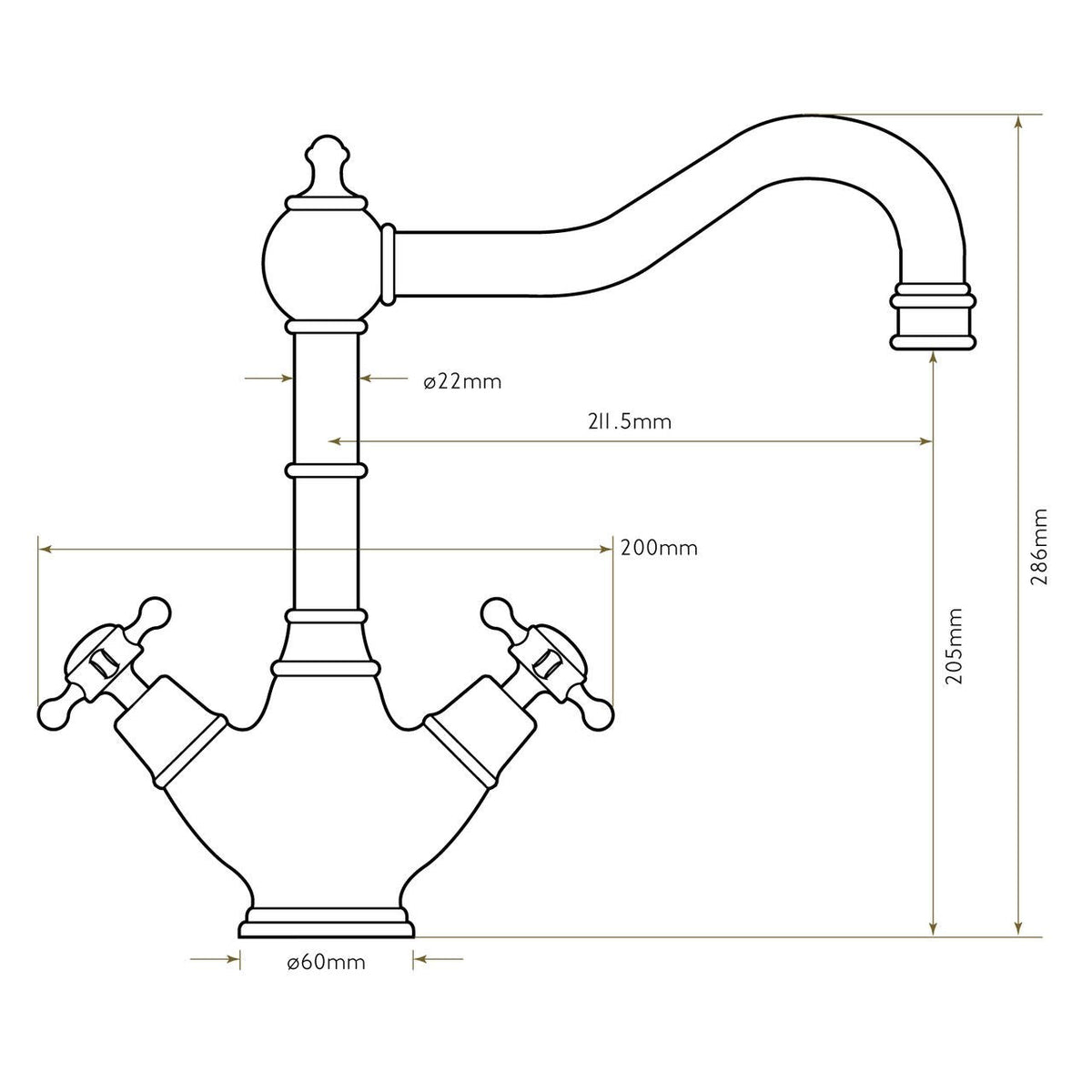 Bidbury & Co Warwick Kitchen Tap