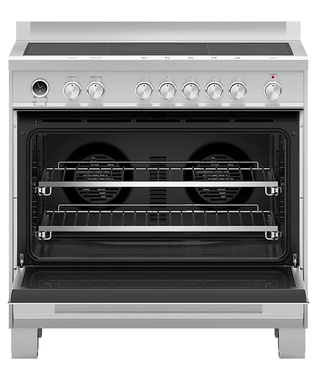Fisher & Paykel OR90SDI6X1 90cm Series 9 Contemporary 5 Zone Induction Pyrolytic Freestanding Cooker