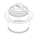 Bidbury & Co 3.5" Waste Adapter
