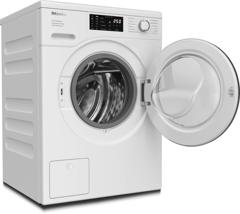 Miele WEK365 WCS Freestanding Washing Machine in Lotus White - Chrome Door – image 2