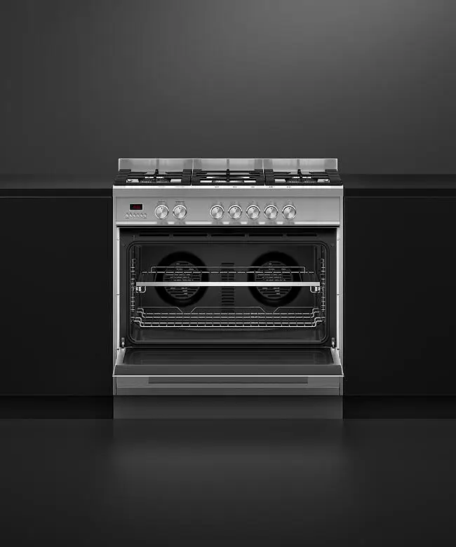 Fisher & Paykel OR90SDG4X1 90cm Series 7 Contemporary Dual Fuel 5 Burner Freestanding Cooker