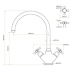 Bidbury & Co Yorkley Kitchen Tap