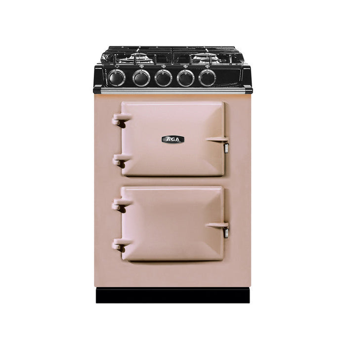 AGA Mini Cast Iron 60 Dual Fuel With Gas Hob