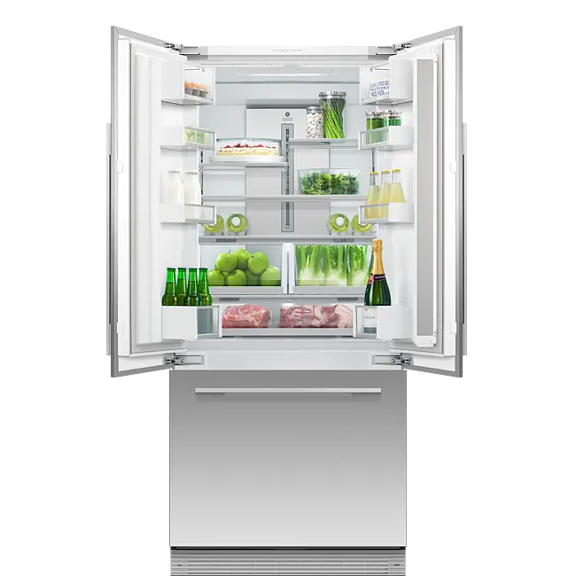 Fisher & Paykel RS80AU3 80cm Series 7 Integrated French Door Refrigerator Freezer