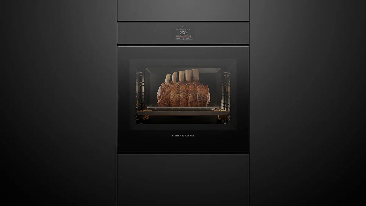 Fisher & Paykel OS60SMTNB1 60cm Series 11 Minimal Handleless Combi-Steam Oven
