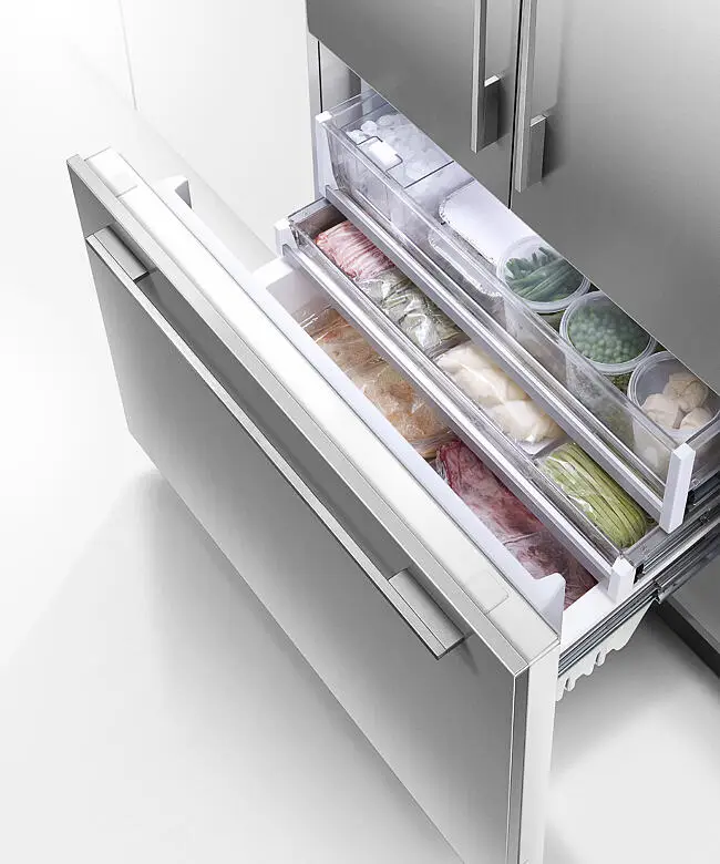 Fisher & Paykel RS90AU3 90cm Series 7 Integrated French Door Refrigerator Freezer