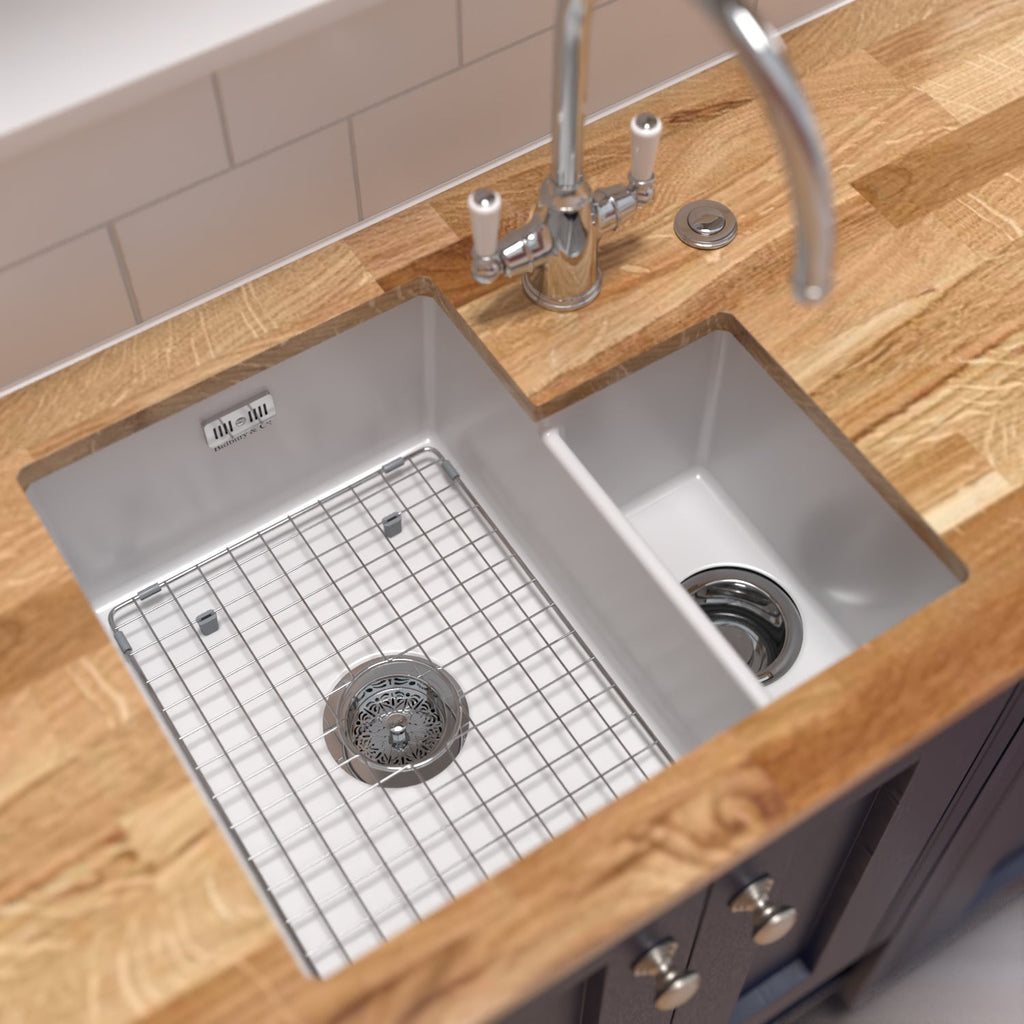 Bidbury & Co Ryeford Ceramic 1.5 Bowl Undermount/Inset Sink