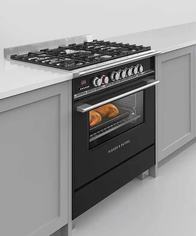 Fisher & Paykel OR90SCG4B1 90cm Series 7 Classic Dual Fuel 5 Burner Freestanding Cooker