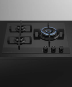 Fisher & Paykel CG603DLPGB4 60cm Series 9 3 Burner Gas Hob