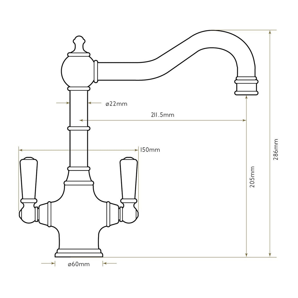 Bidbury & Co Bickton Kitchen Tap