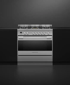 Fisher & Paykel OR90SDG6X1 90cm Series 9 Contemporary 5 Burner Dual Fuel Pyrolytic Freestanding Cooker