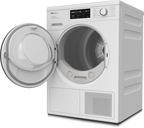 Miele TEL785 WP Freestanding Dryer in Lotus White - Chrome Door – image 3