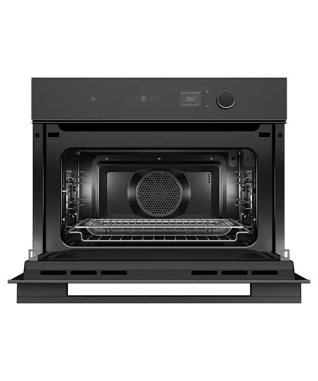 Fisher & Paykel OM60NMLB1 60cm Series 7 Minimal Compact Combi-Microwave Oven
