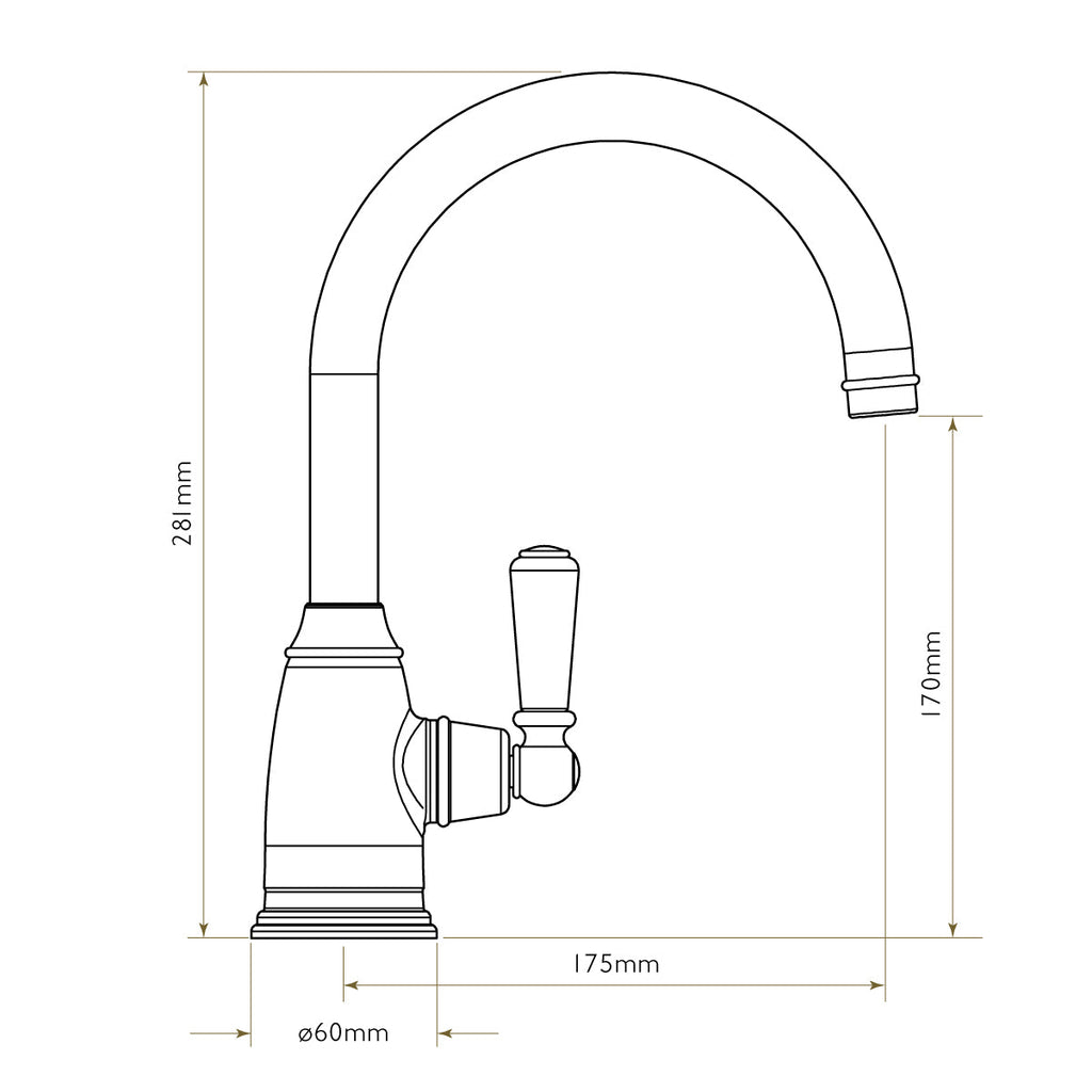 Bidbury & Co Malvern Kitchen Tap