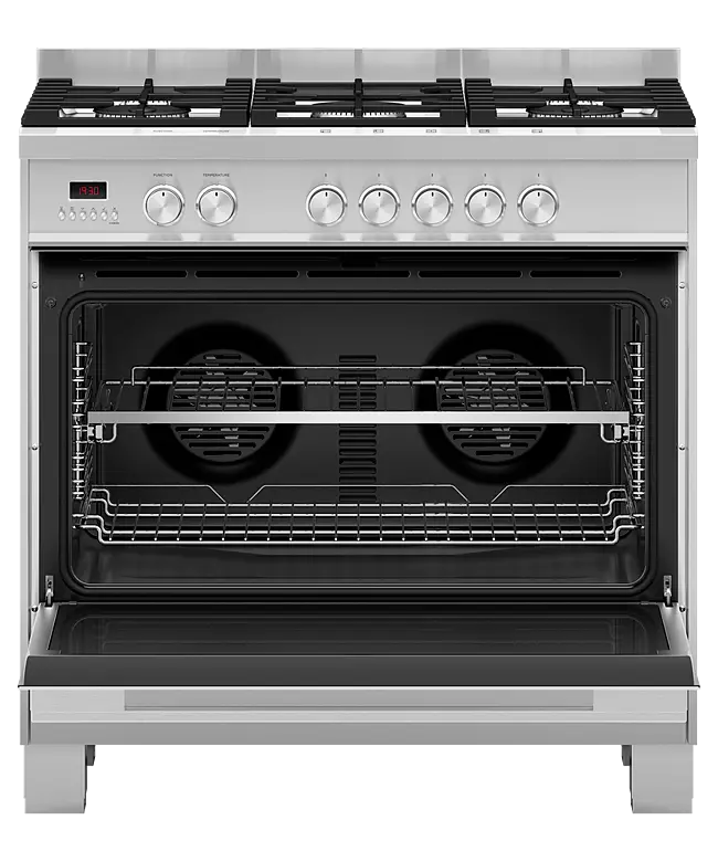 Fisher & Paykel OR90SDG4X1 90cm Series 7 Contemporary Dual Fuel 5 Burner Freestanding Cooker