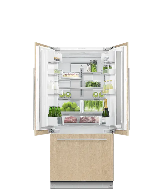 Fisher & Paykel RS80A3 80cm Series 7 Integrated French Door Refrigerator