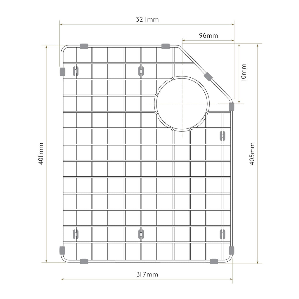 Bidbury & Co Sink Grid