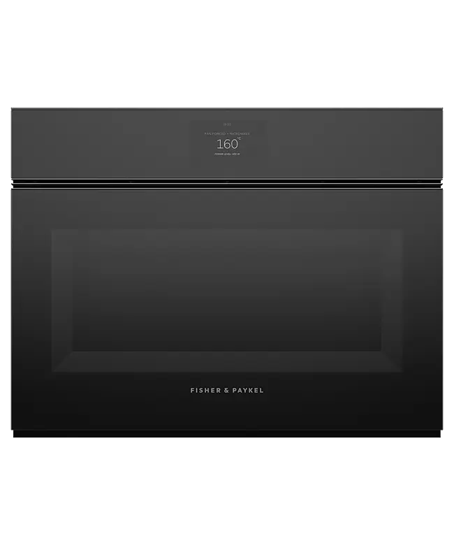 Fisher & Paykel OM60NMTNB1 60cm Series 9 Minimal Handleless Compact Combi-Microwave Oven