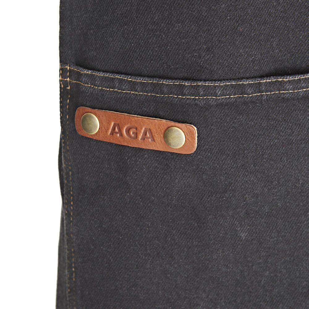 AGA Denim and Leather Stonewashed Apron