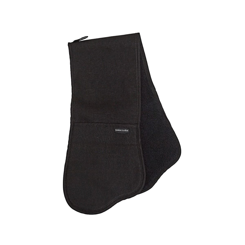 Rangemaster Double Oven Glove: Black