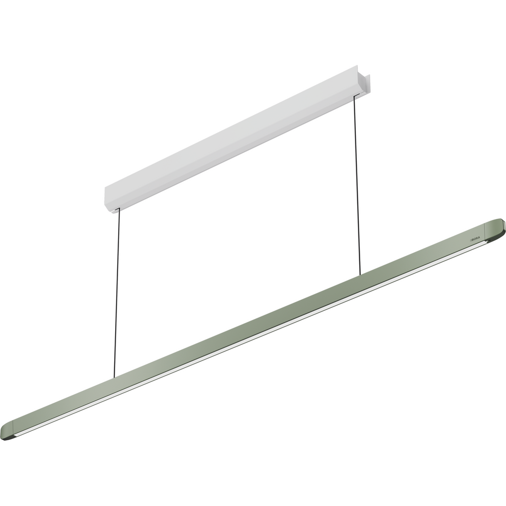 Bora Horizon Pendant Light Fixed - Moss Green
