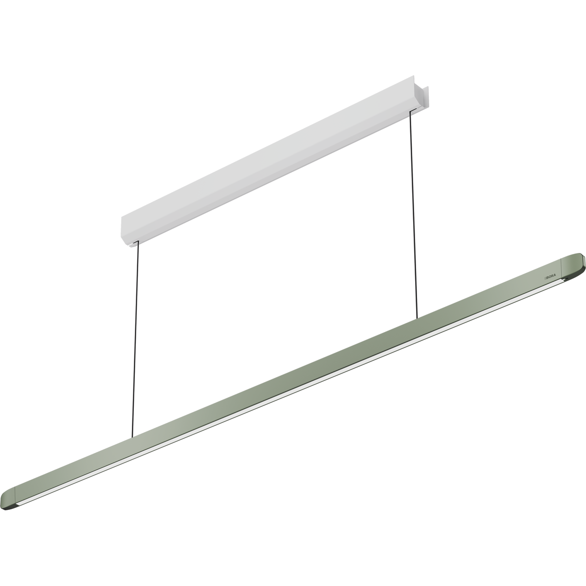 Bora Horizon Pendant Light Fixed - Moss Green