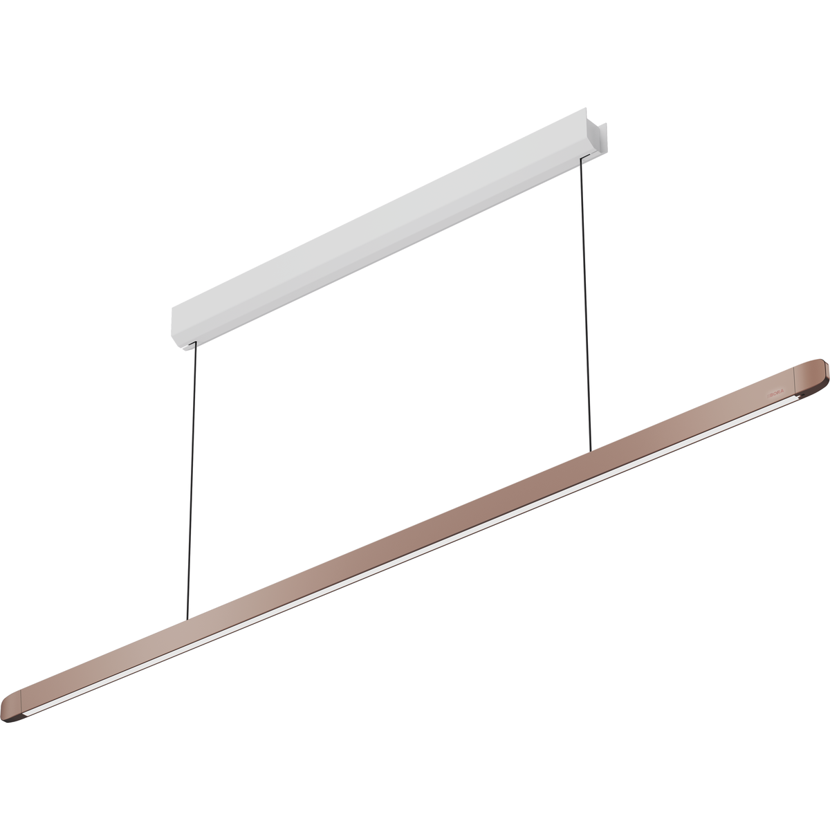Bora Horizon Pendant Light Fixed - Rose Gold