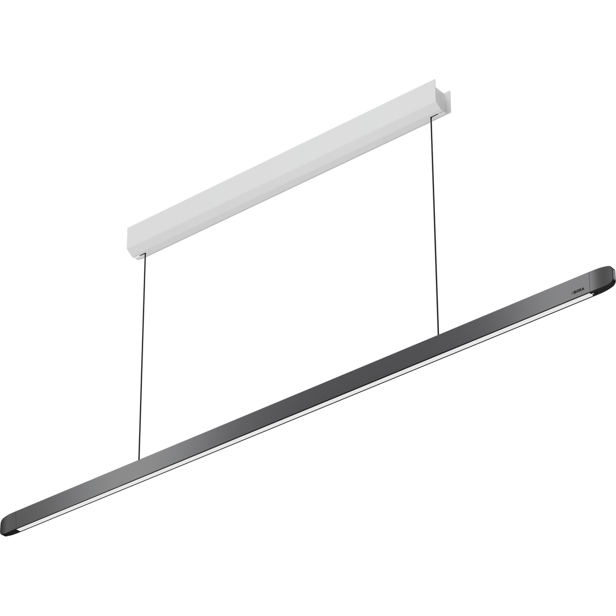 Bora Horizon Pendant Light Fixed - Black