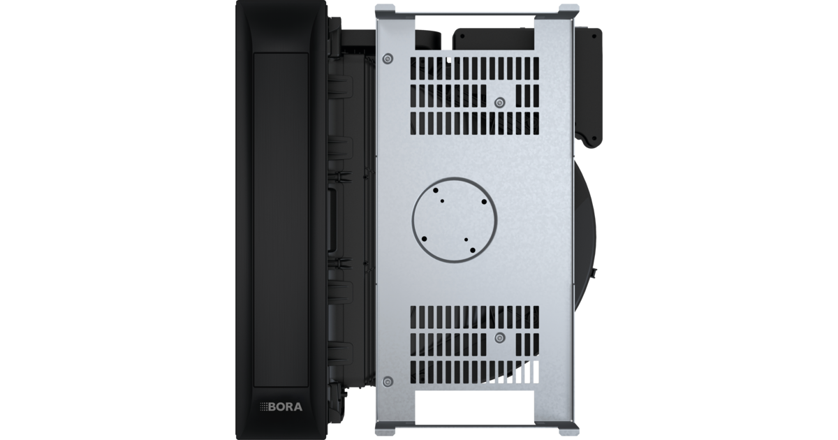 Bora Pro Cooktop Extractor System with Integrated Fan All Black