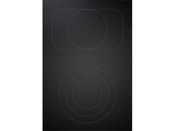 Bora Pro HiLight Cooktop 3-Ring/2-Ring