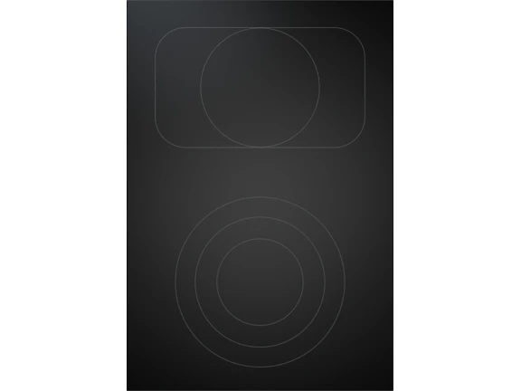 Bora Pro HiLight Cooktop 3-Ring/2-Ring