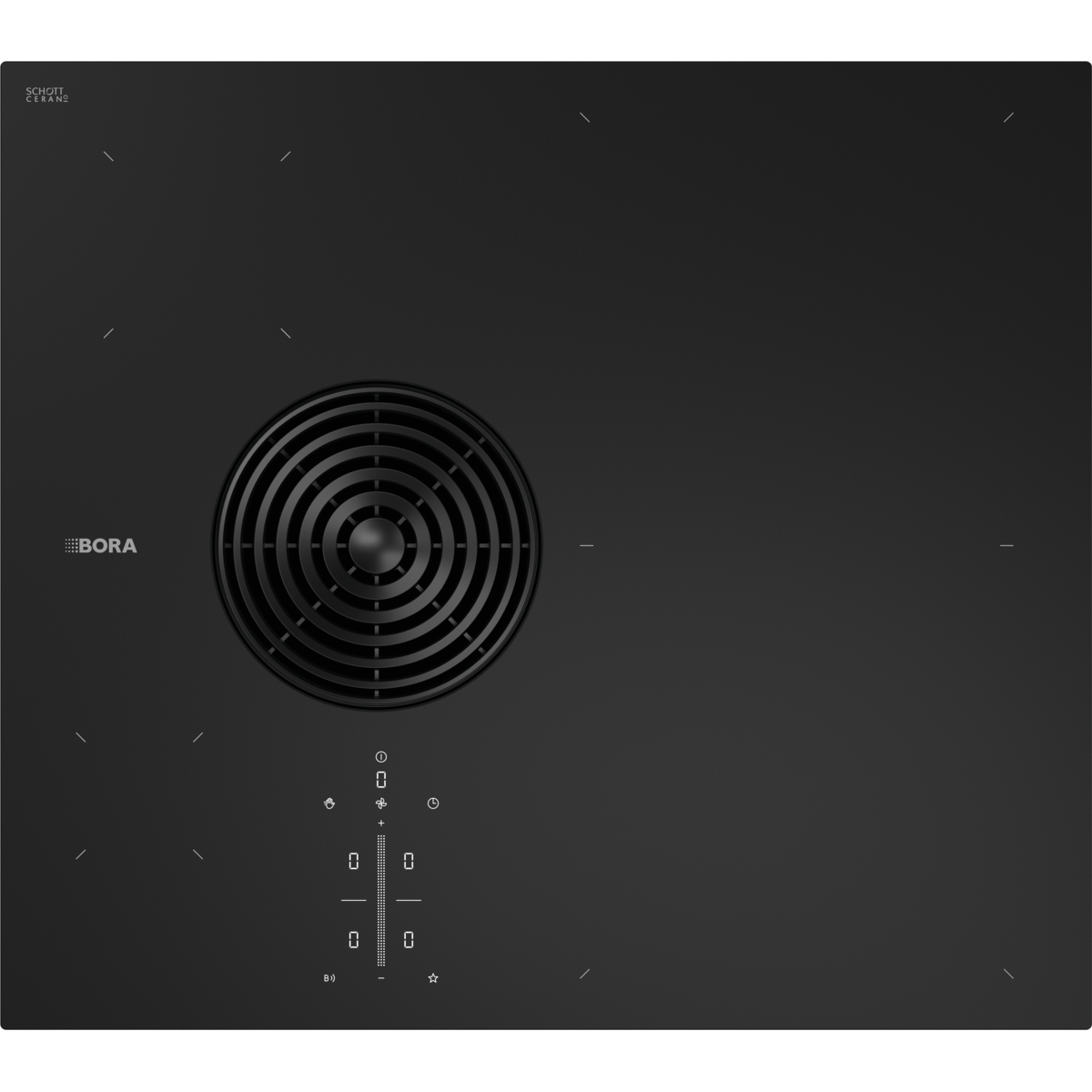 Bora S Pure Combined Induction Cooktop with Integrated Cooktop Extractor